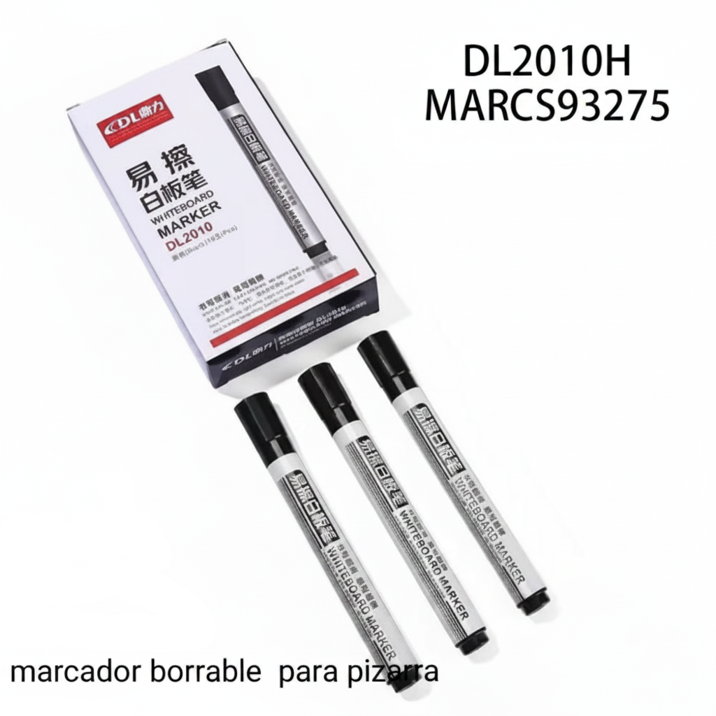 MARCADORES NEGRO*10 BORRABLE 黑色白板笔10支装 MARCS32751