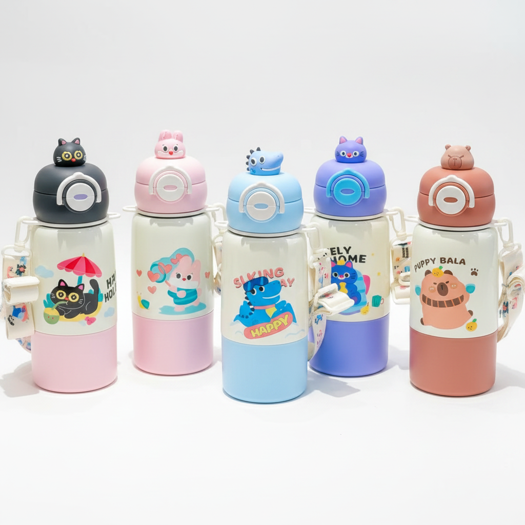 BOTELLA TERMICA 480ML INFANTIL 公仔儿童保温杯 H53-018C10(H-298)