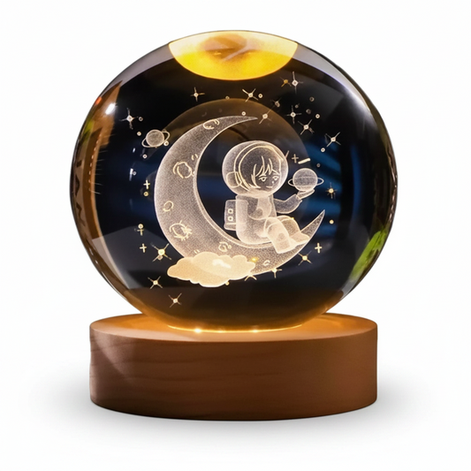 ESFERAS DE CRISTAL GIRATORIO SURTIDA 旋转玻璃球灯 H71-018