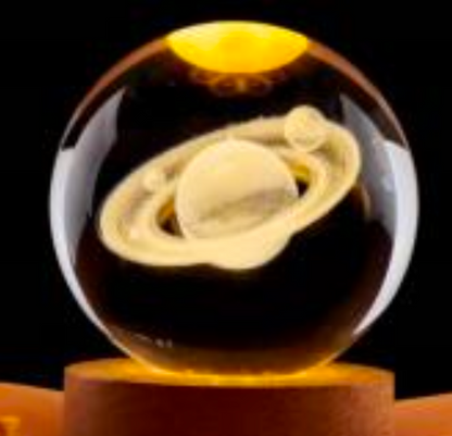 ESFERAS DE CRISTAL GIRATORIO SURTIDA 旋转玻璃球灯 H71-018