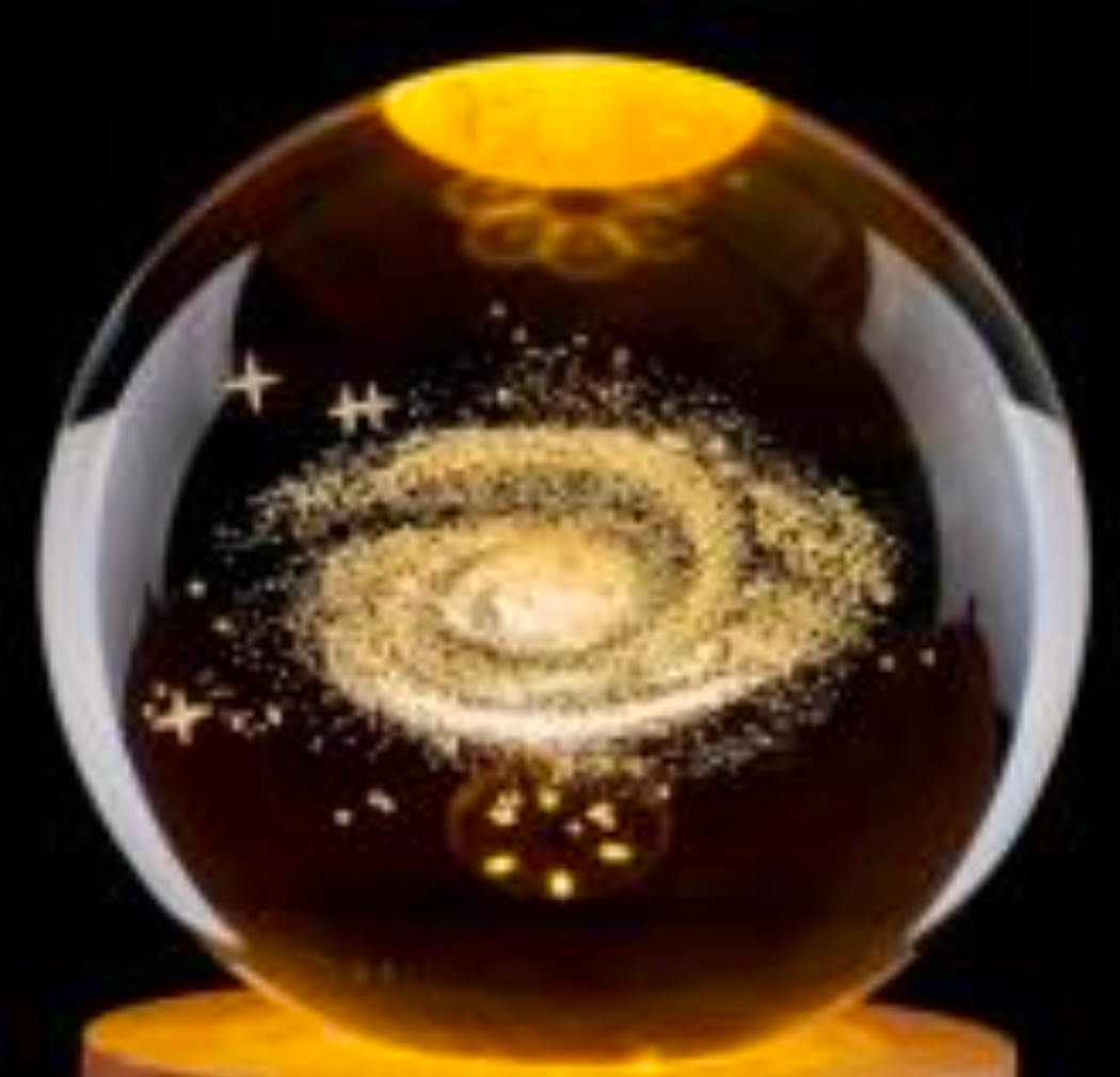 ESFERAS DE CRISTAL GIRATORIO SURTIDA 旋转玻璃球灯 H71-018