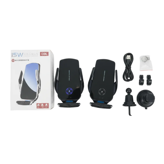 CARGADOR DE AUTO CON SENSOR 15W 车载支架充电器 H53-004A56