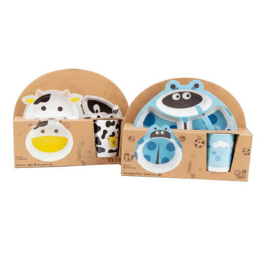 SET BEBE 5PCS 婴儿卡通饭具五件套 NS319801Z
