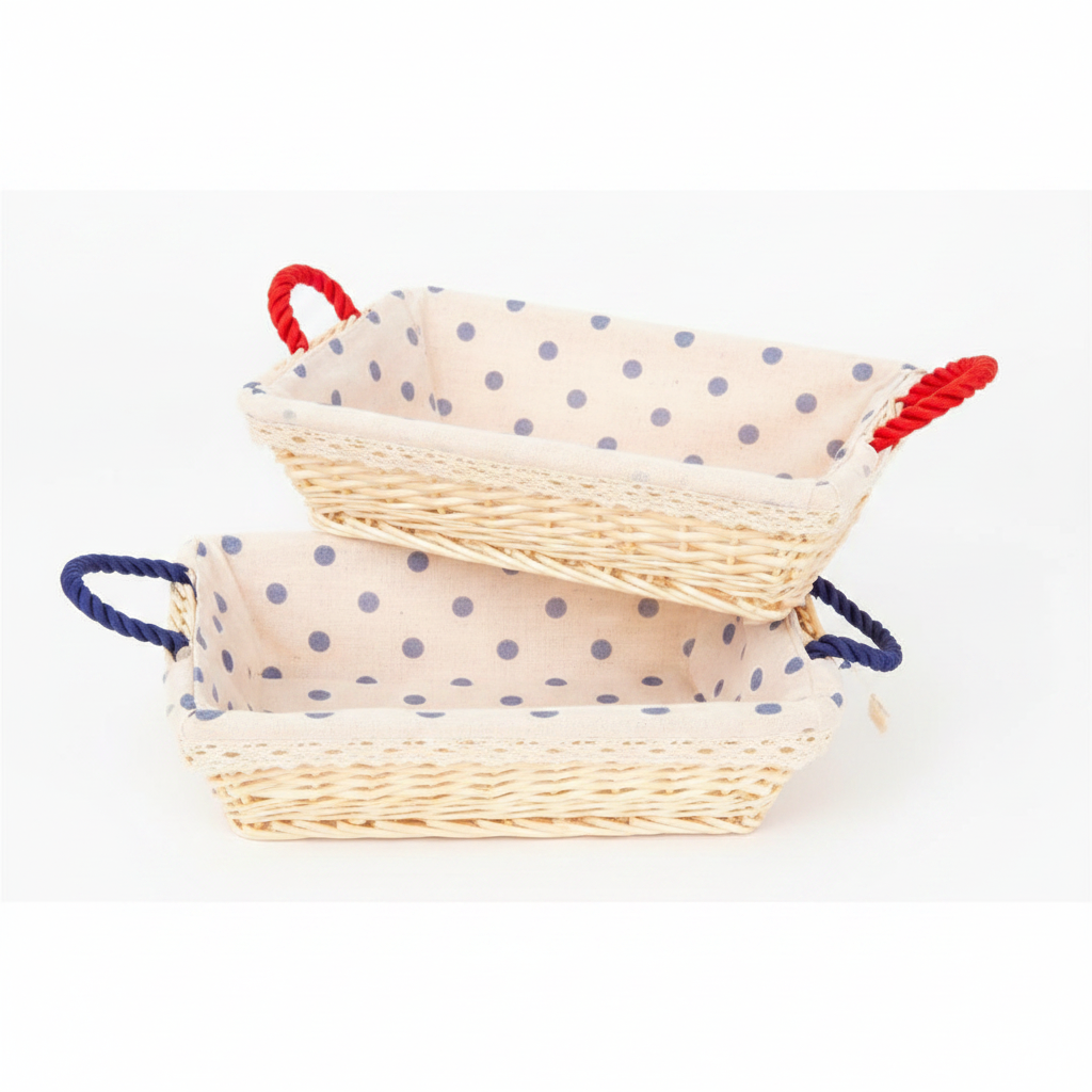 CANASTA 25*18*6CM 长方塑料手提篮子 CA6451