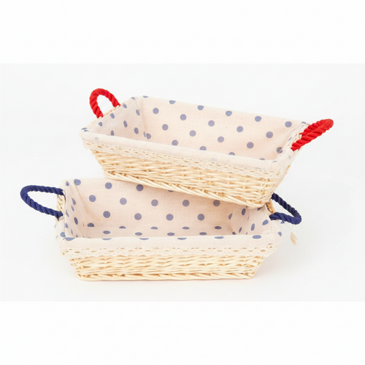CANASTA 25*18*6CM 长方塑料手提篮子 CA6451