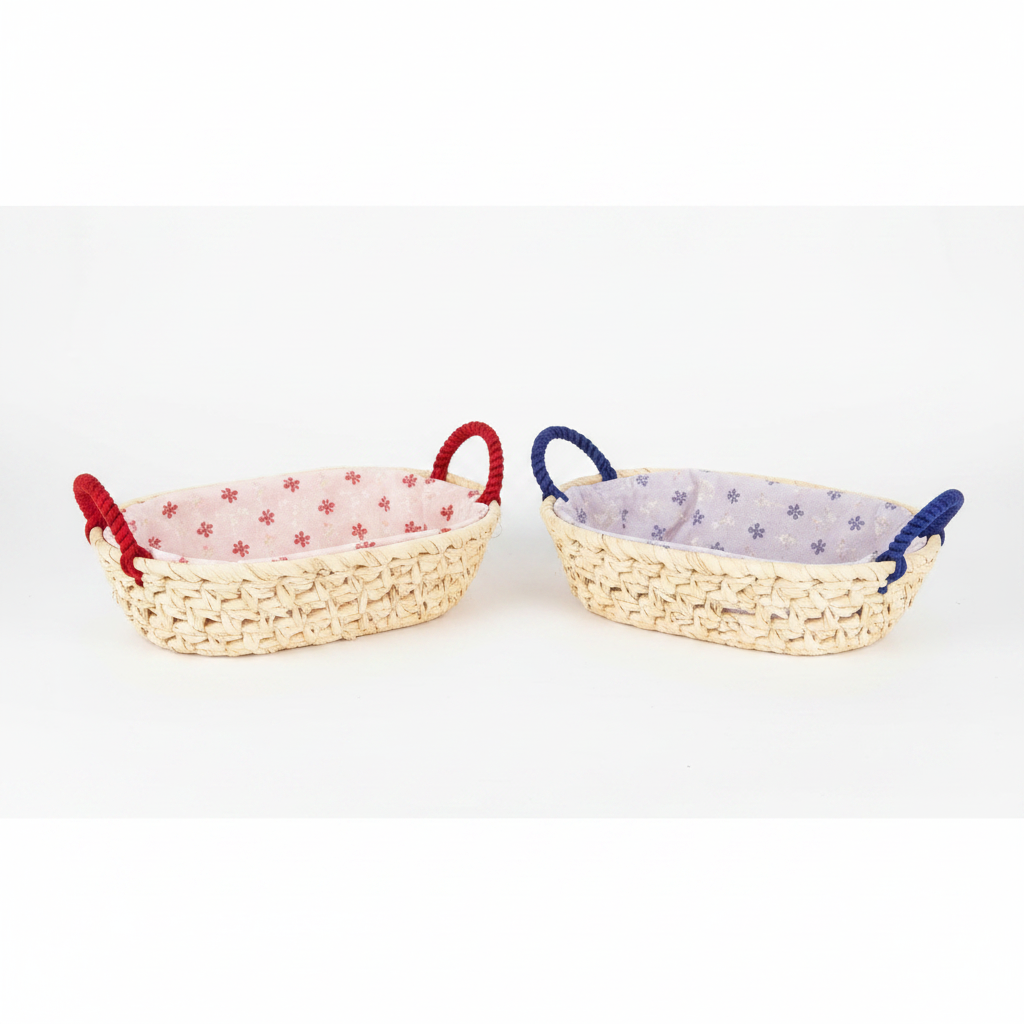 CANASTA 25*17*7CM 椭圆塑料手提篮子 CA6450