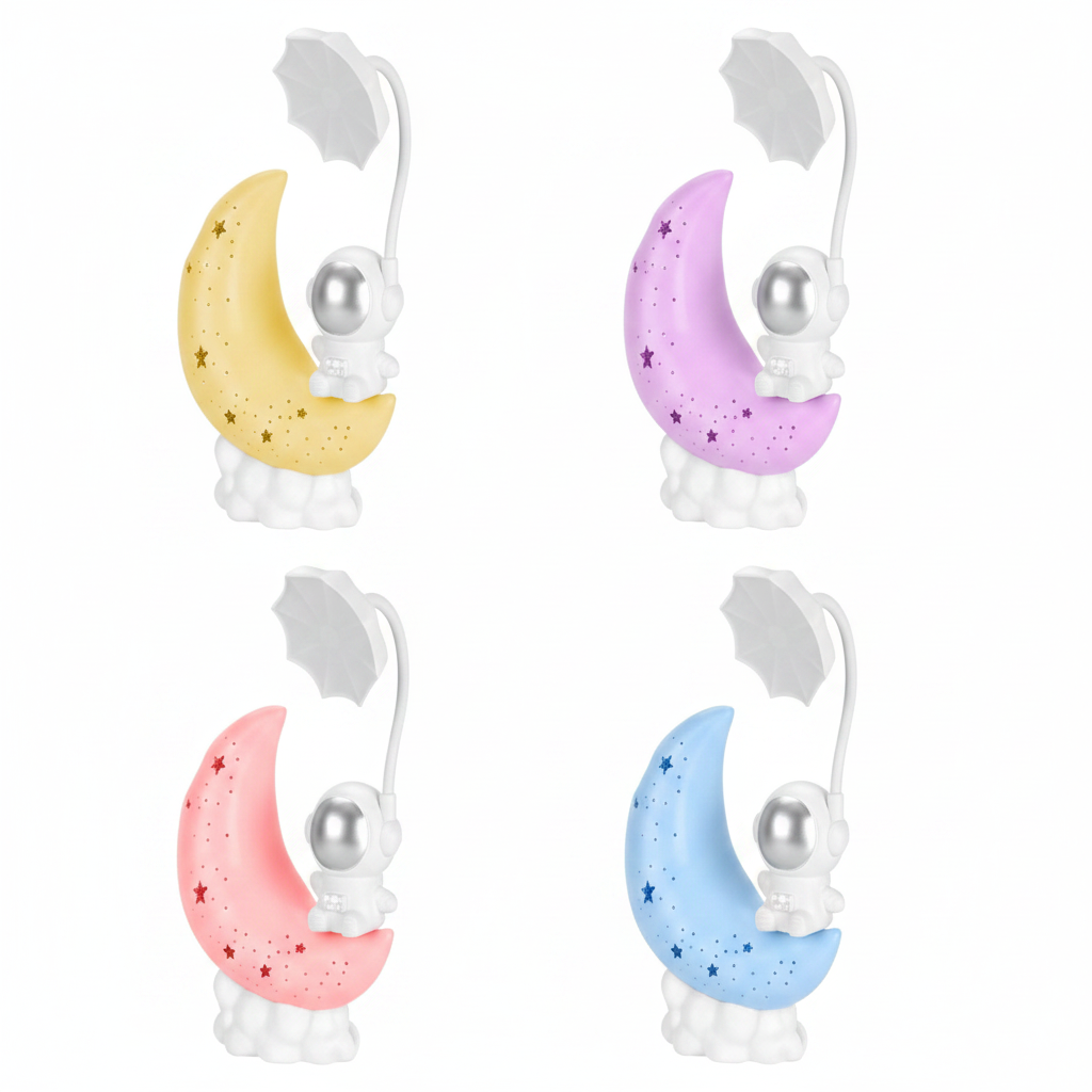 LAMPARA VELADOR USB ESCRITORIO 月亮可充电台灯 DD-80515(0306)