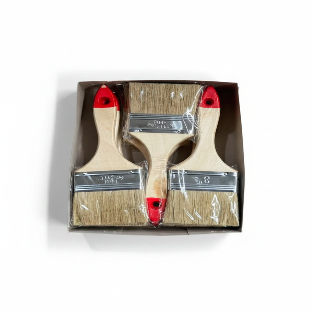 CEPILLO PARA PINTURA 3 PULGADAS 三寸红头木柄漆刷 DD-9437