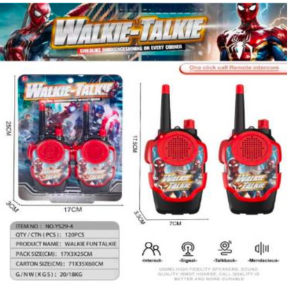 WALKIE TOKIE INFANTIL 卡通对讲机两件套 DD-80347