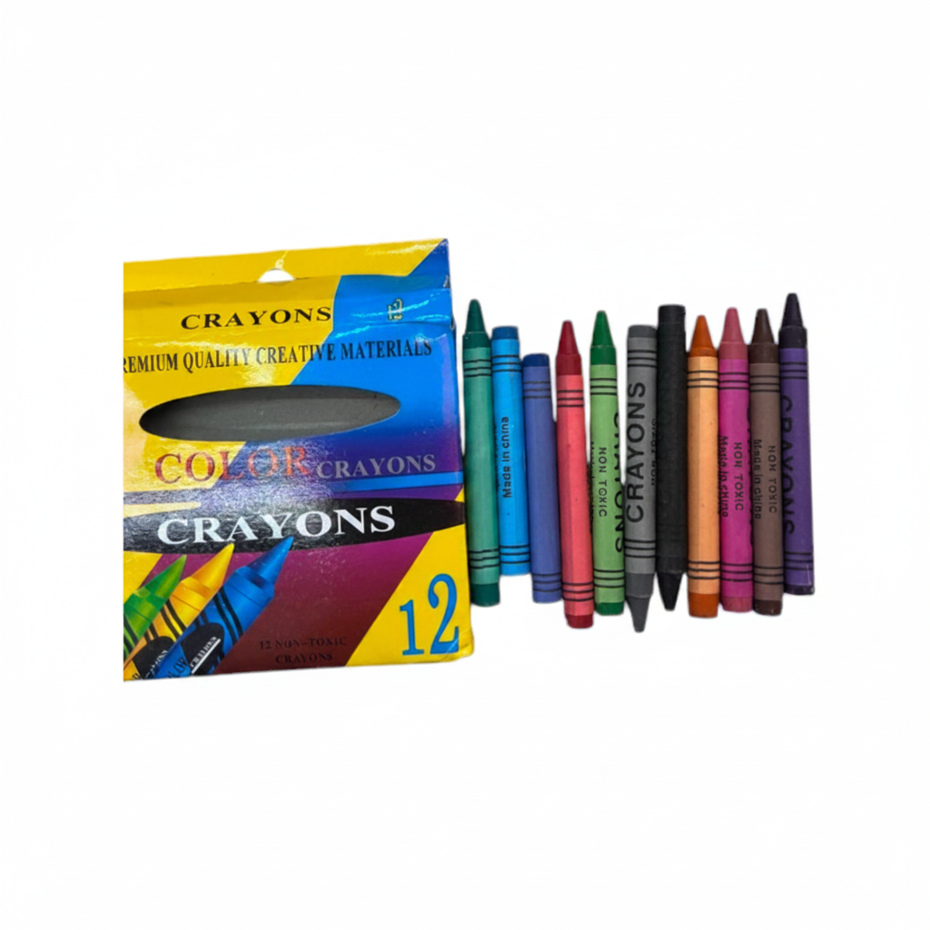 CRAYONES *12PCS 彩色蜡笔12支装 AB-70048