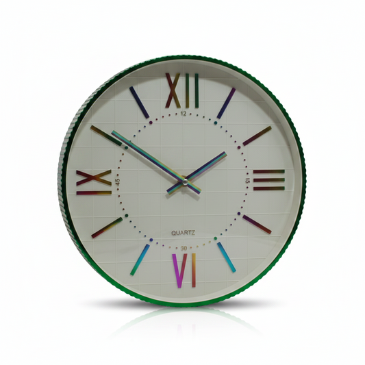 RELOJ DE PARED 彩字圆形时钟 AB-40203