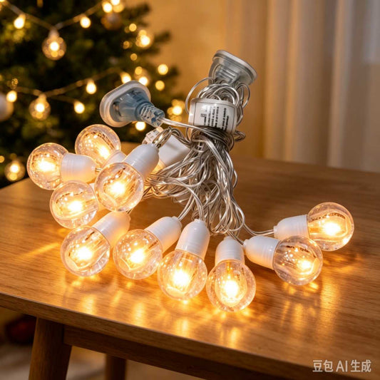 LUCES BOLA GR GUIRNALDA 10 LED CALIDO 10头气泡球暖光灯 LN-115