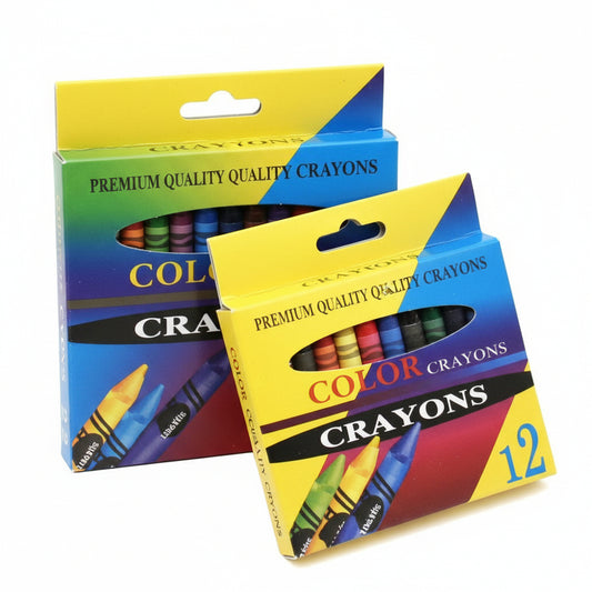 CRAYONES *12PCS 彩色蜡笔12支装 AB-70048