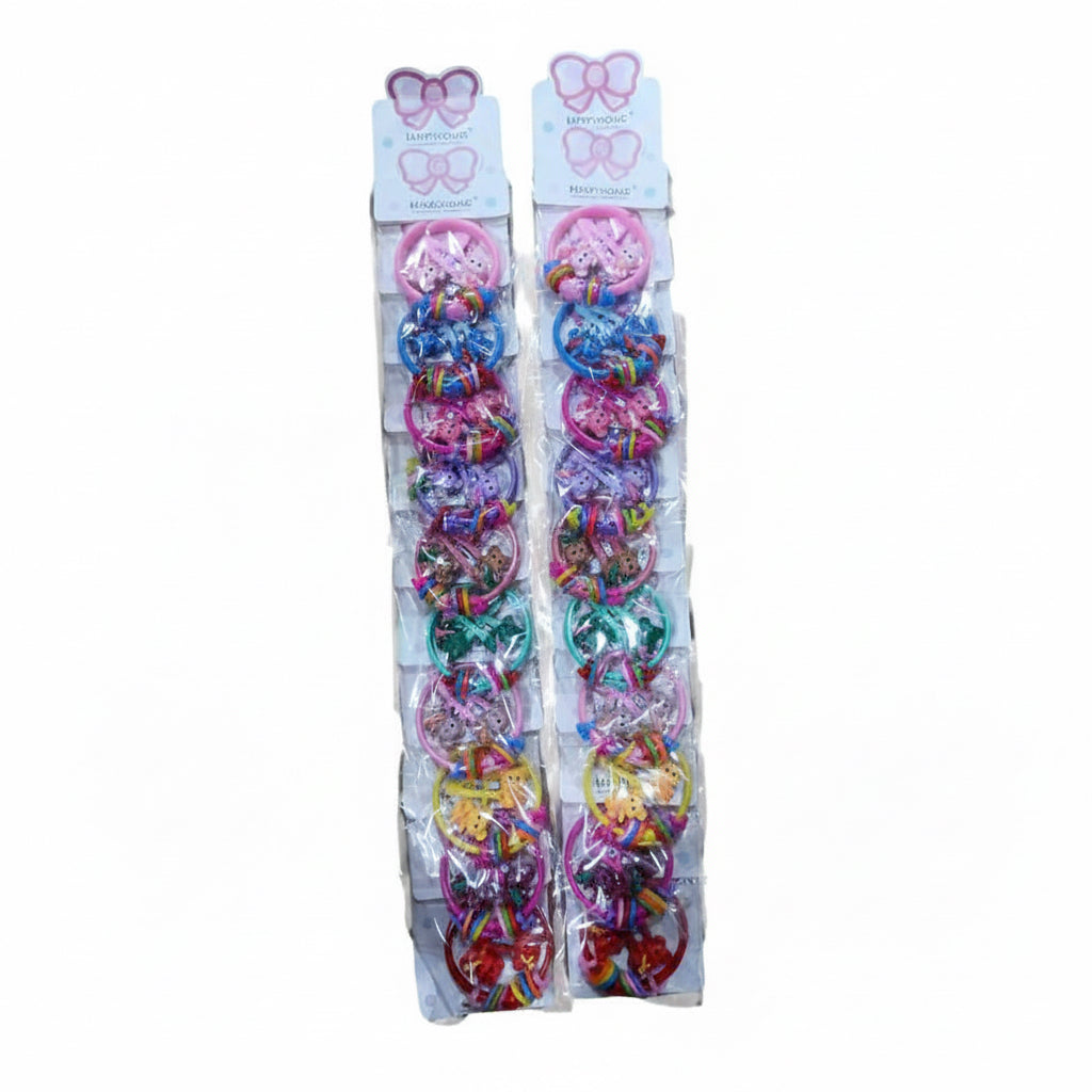 SET PULSERA/BROCHES*10PCS 塑料手镯+头夹 R-363