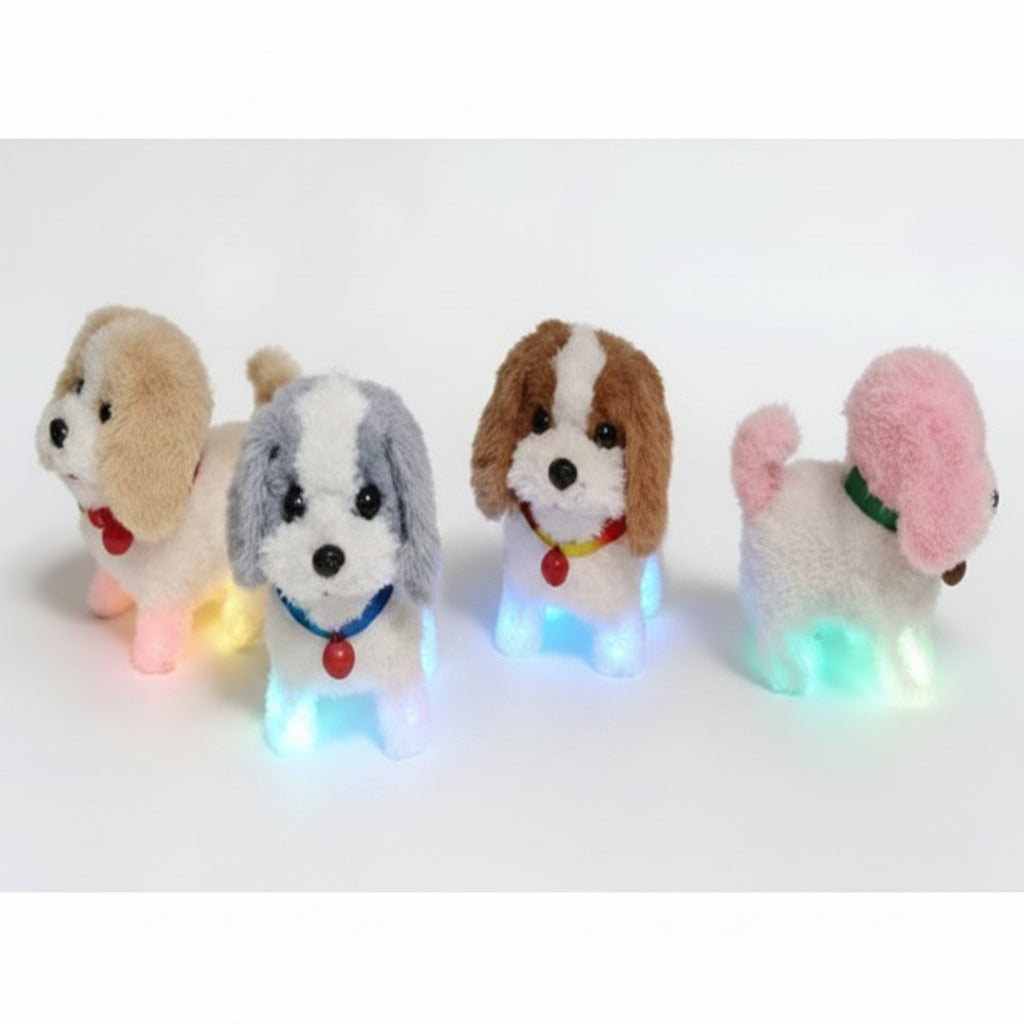 PERRO C/LUZ/CAMINAR 带灯会走路毛绒狗	202608053