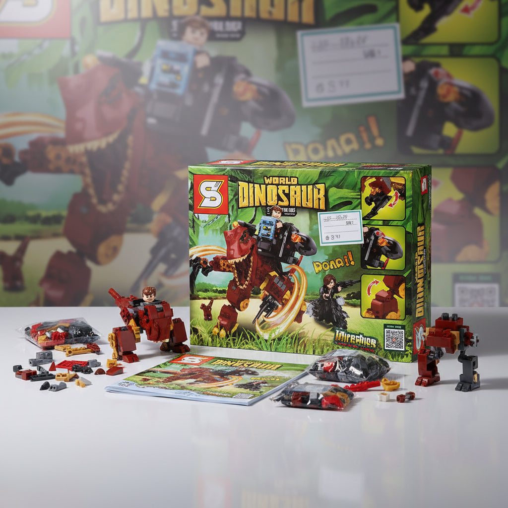 LEGO DINOSAURIO 255+PCS 恐龙乐高积木 DD-7068(1504A)