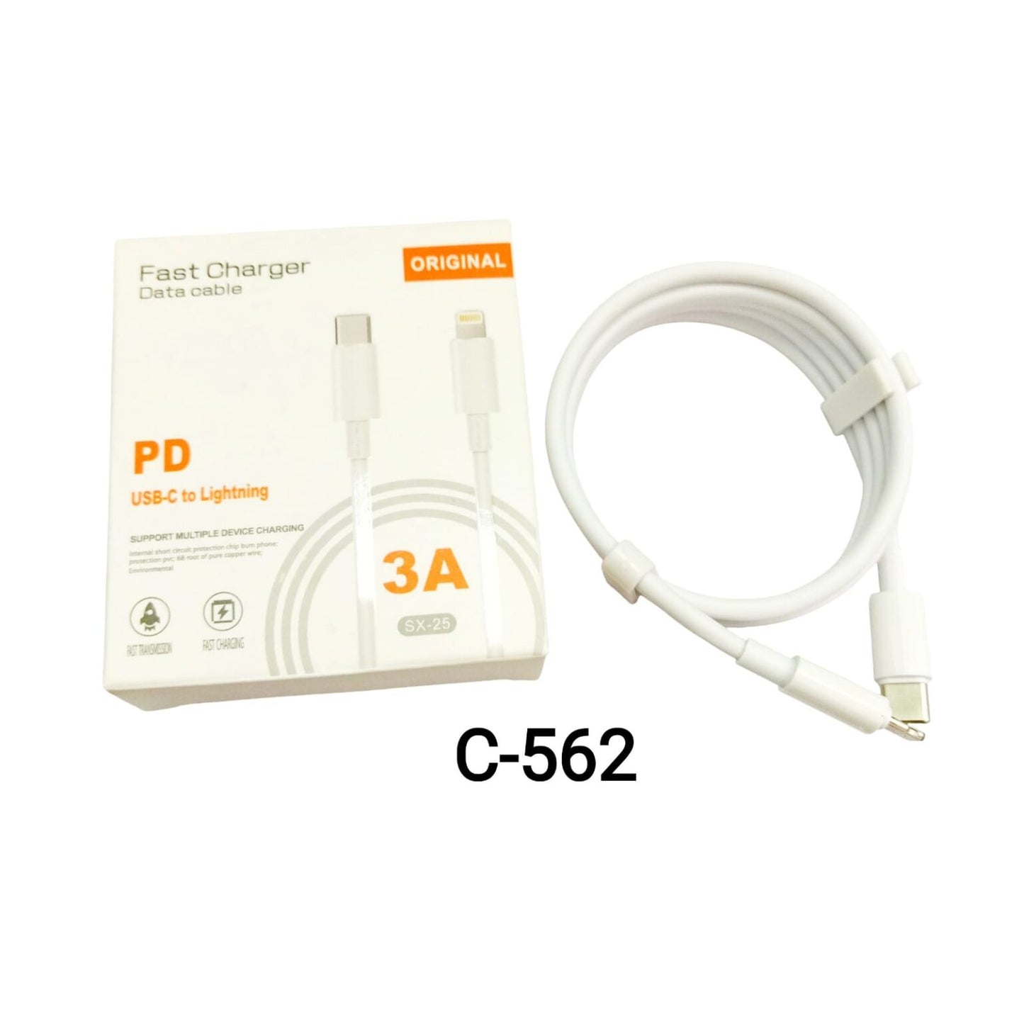 CABLE TIPOC A IPHONE 3A 3安苹果充电线 C-562