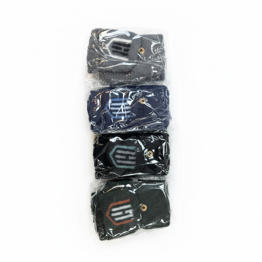 GUANTES HOMBRE C/FUNDA 男式加盖半指手套 B-3356