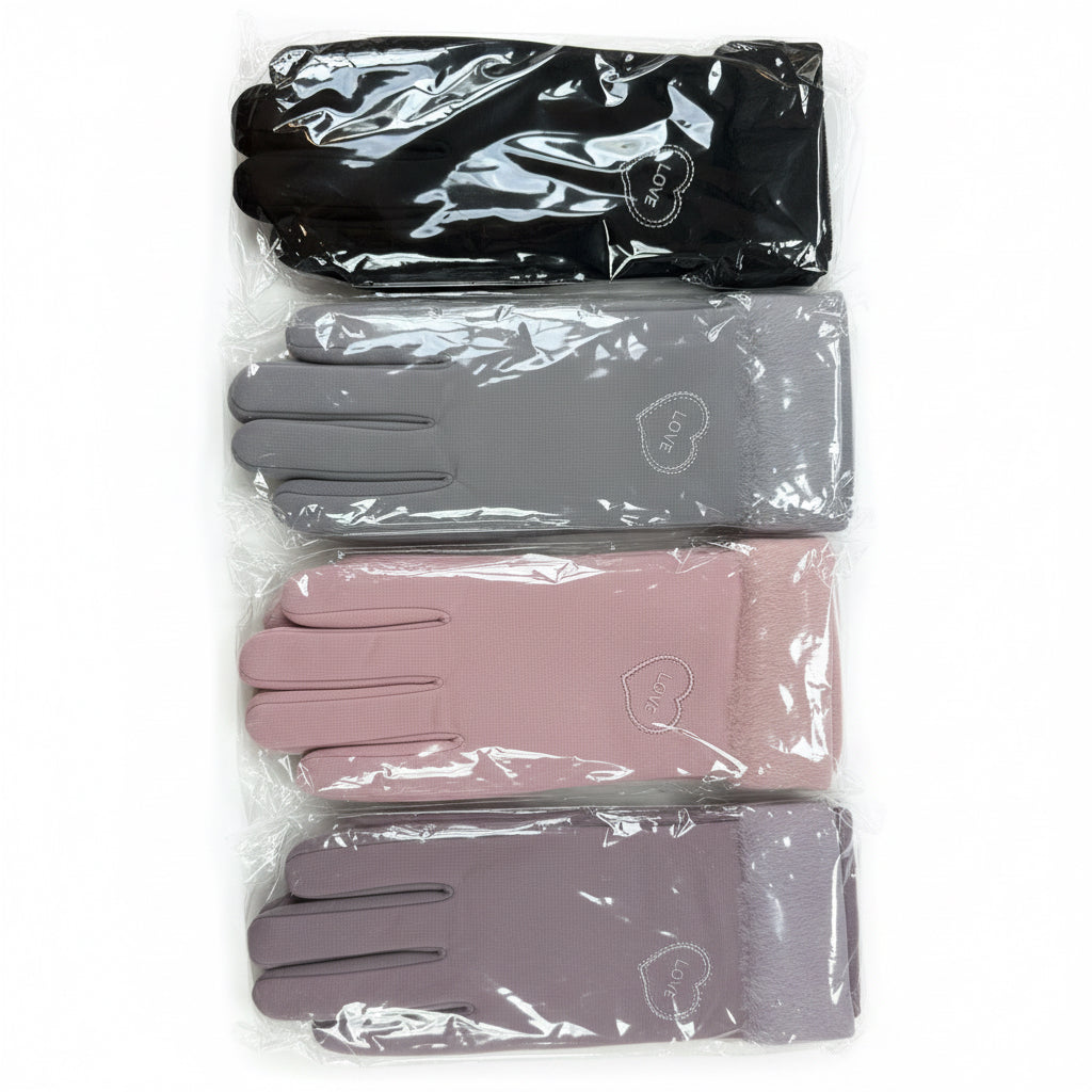 GUANTES GRANDE MUJER 女式桃心款手套 ABC-38067-2
