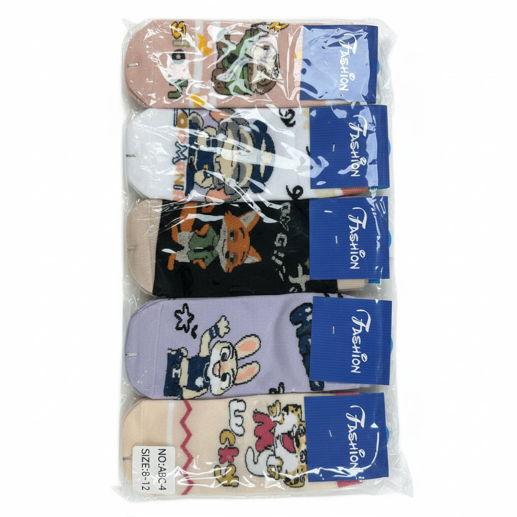 MEDIAS INFANTIL *10 十装儿童卡通袜 ABC-104