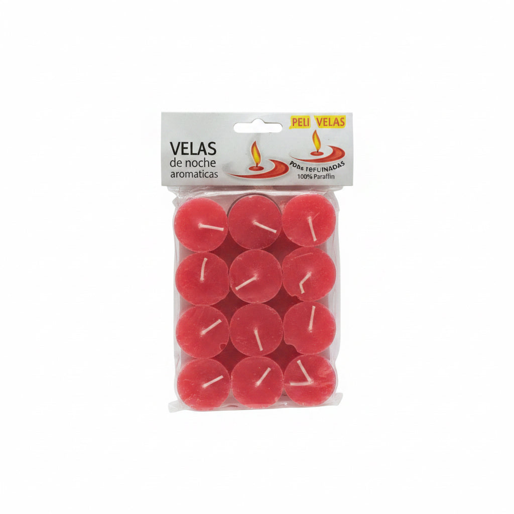 VELAS MINI C/PERFUMADAS *12 蜡烛带香味X12 MISVELAS8