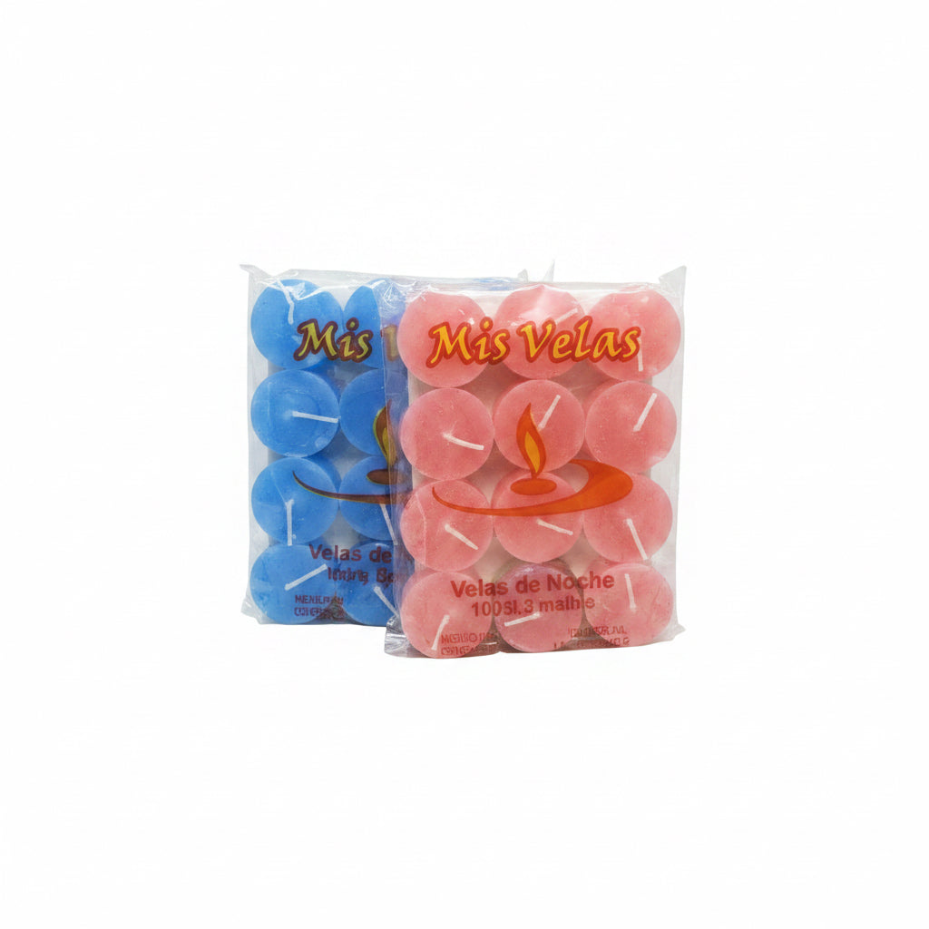 VELAS MINI D/NOCHE*12 蜡烛小 MISVELAS