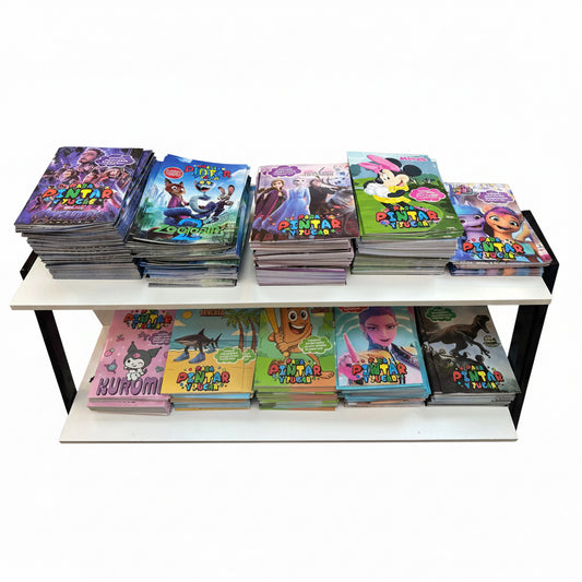 LIBROS COLOREAR C/STCIKER 卡通画本 LIBROS