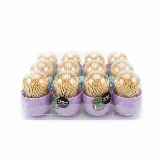 ESCARBANDIENTE *12PCS蛋形牙签 B-293