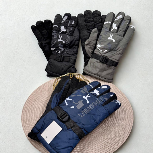 GUANTES GRANDE HOMBRE 男式印花款手套 ABC-38067-4