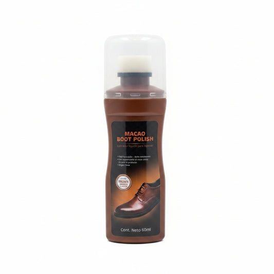 POMADA MARRON LIQUIDA 60ML 棕色鞋油瓶装60克 KPLM(9238)