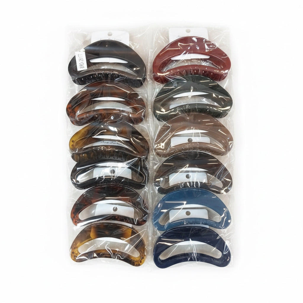 BROCHE *12 厚的塑料发夹 BRO-25177