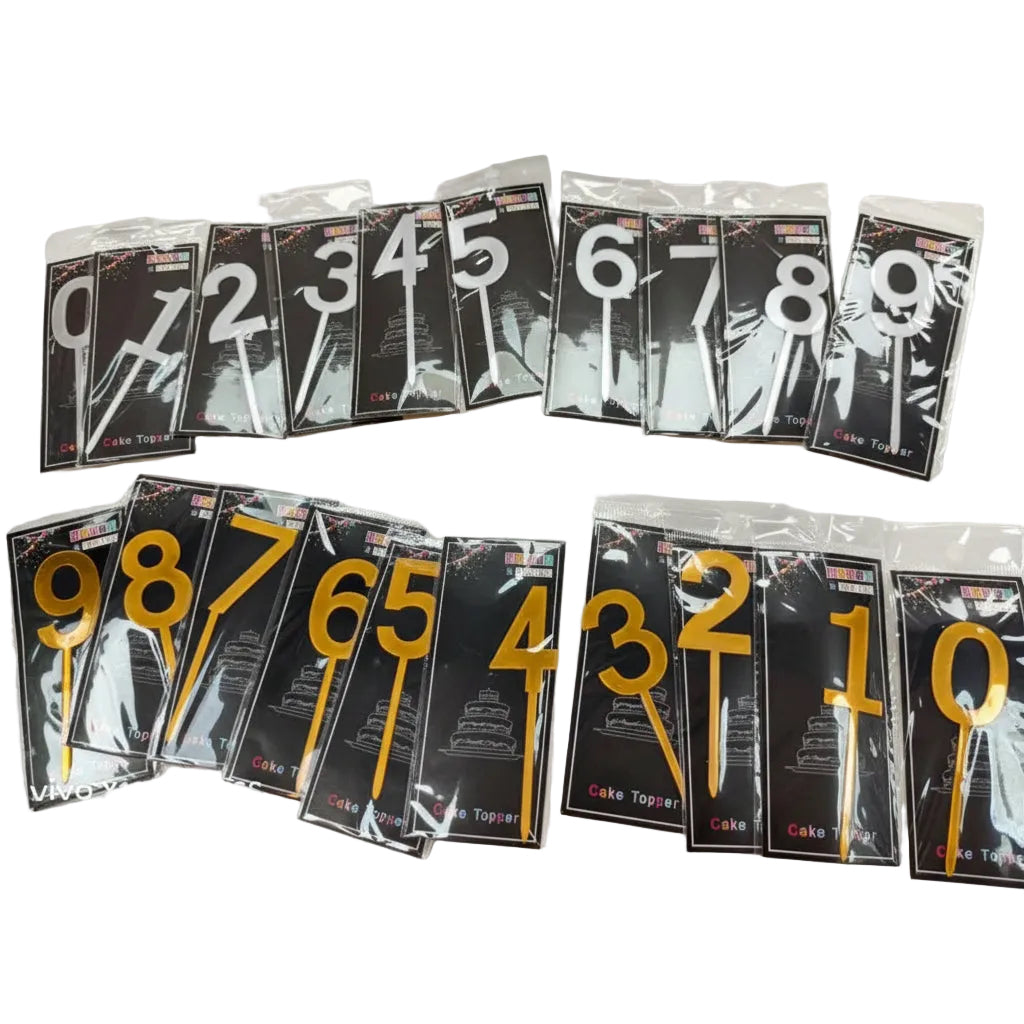 NUMERO CHICO SIN CORONA 蛋糕数字装饰 H73-006B15