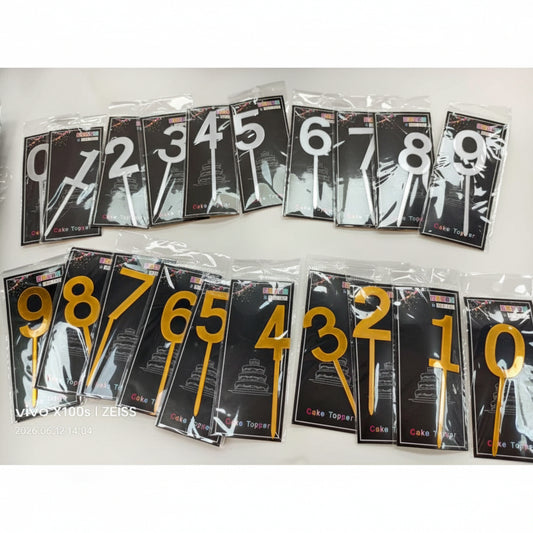 NUMERO CHICO SIN CORONA 蛋糕数字装饰 H73-006B15