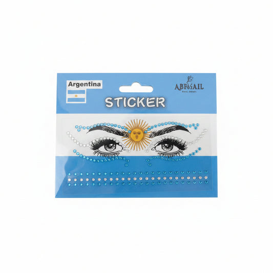 STICKER BRILLO*10片 阿根廷钻石脸贴COS-101-1124