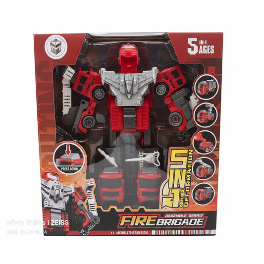 TRANSFORMER CAMION DE BOMBEROS 消防车变形金刚 HW24044129(625406)