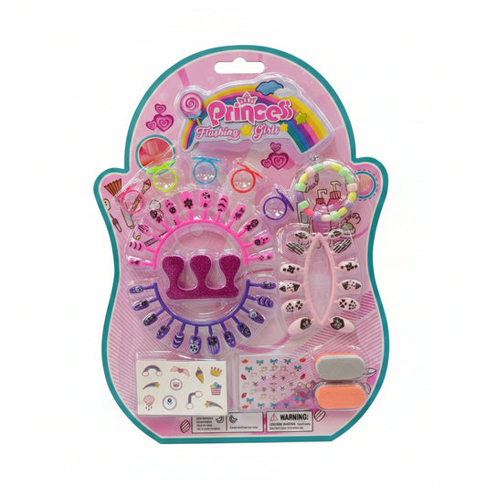 SET DE ACCESORIOS P/UNIAS 女孩玩具美甲套装 HW25130701(625124)