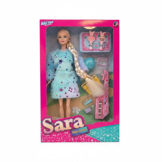 SET MUNIECA SARA MUSICA 音乐娃娃带配件套装 HWA512792(513124)