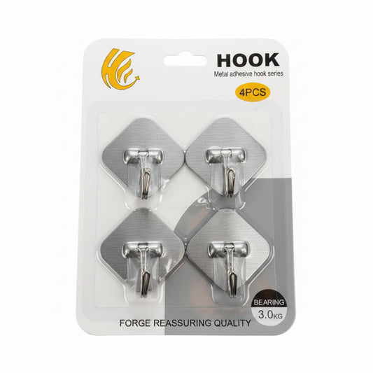 COLGADOR ACERO INOXIDABLE 4PCS不锈钢挂钩	LF-26087