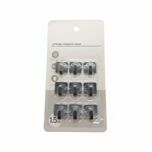 COLADOR ACARO INOXIDABLE 9PCS不锈钢挂钩	LF-4087