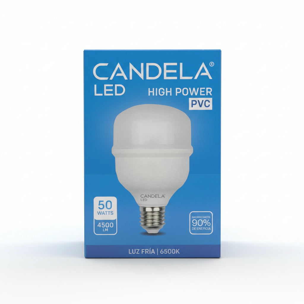 LED ALTA POTENCIA 50W CANDELA 节能灯泡	LMP2048（086186）