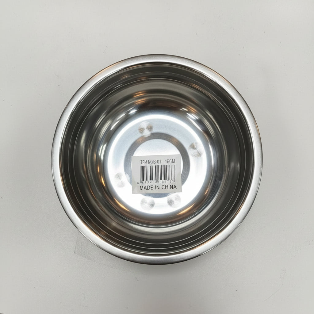 BOWL ACERO 16CM 铁汤盆B-01/9167