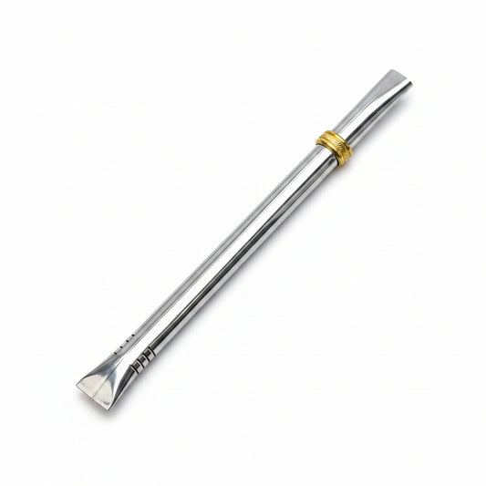 BOMBILLA ACERO 17CM 扁头吸管	01000