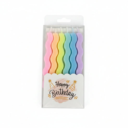 VELA *6PCS 16CM 生日蜡烛	101/014R3/3176