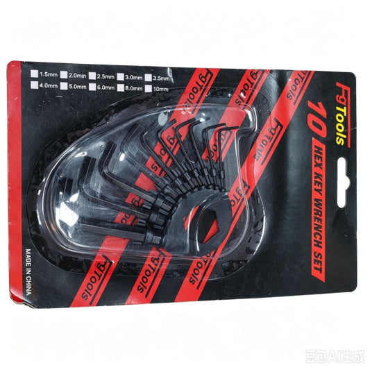 SET LLAVES*10PC 小六角套装工具X-367/3671