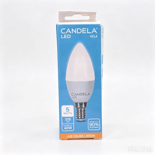 VELA LED 5W CALIDA CANDELA 暖5瓦灯泡0832 LMP403(080832)