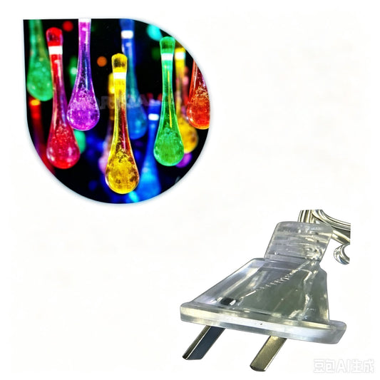 LUZ COLOR 5M 长水滴彩灯00082