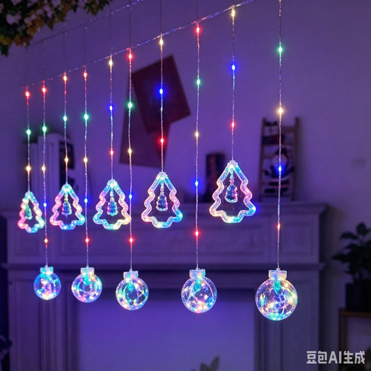 LUZ CORTINA COLOR 3M 窗帘彩灯00600
