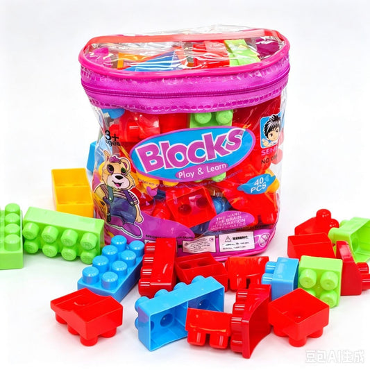 SET DE BLOQUES 40PCS 袋装积木39539