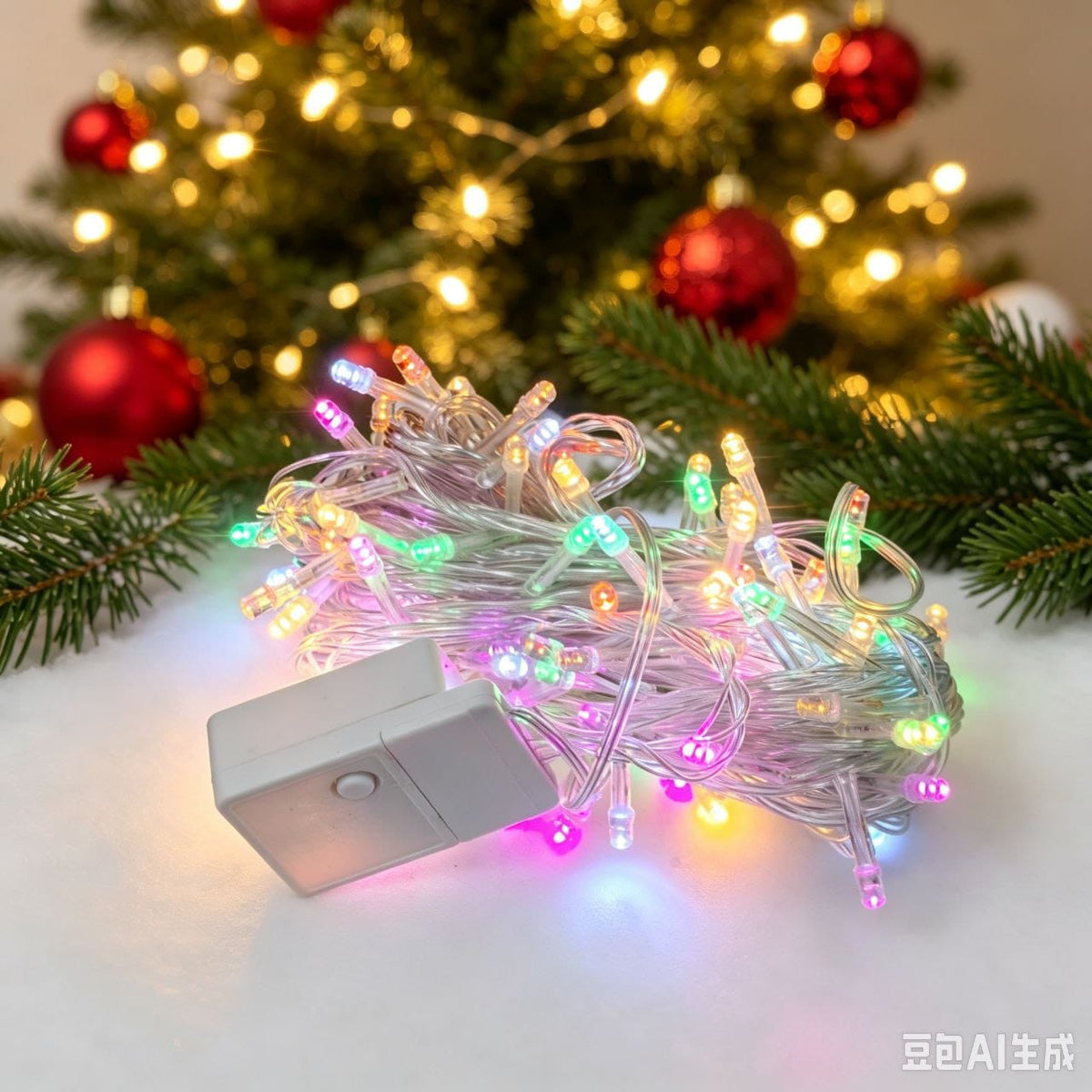 LUZ NAVIDAD COLOR 10M 彩色圣诞灯 00341