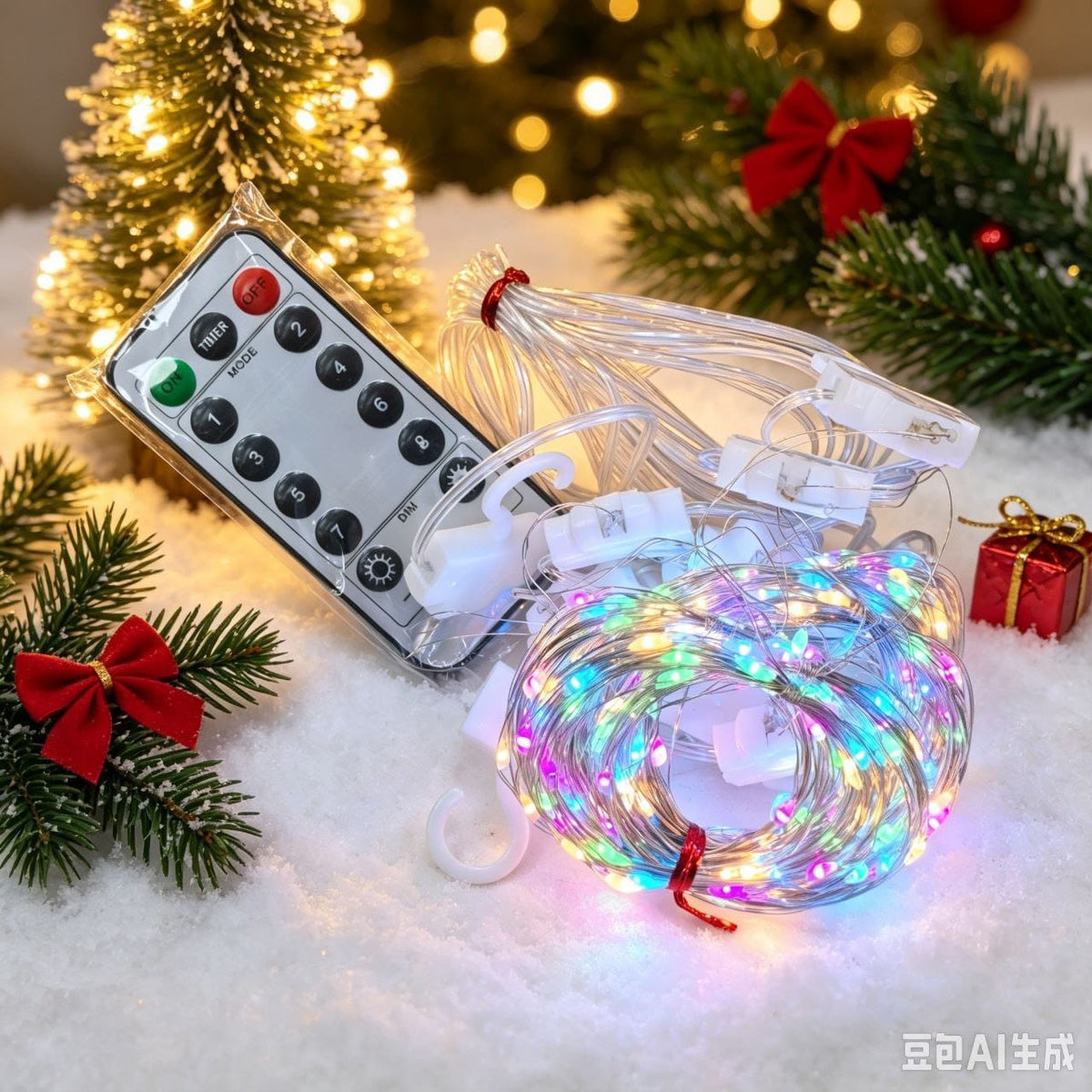 LED CORTINA COLOR 3*3M 彩色圣诞窗帘灯00914